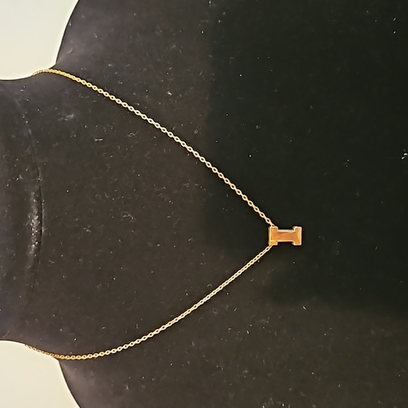 AVON "I" Initial 15" Gold-Tone Chain Necklace w 2 2" Extensions - Picture 1 of 7
